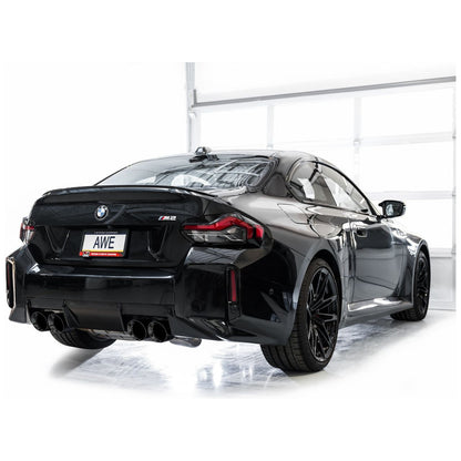 AWE Tuning 23-24 BMW G87 M2 SwitchPath Edition Exhaust - Diamond Black Tips