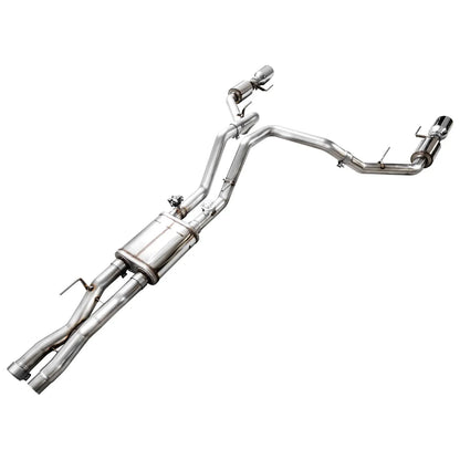 AWE Gen 3 Raptor R SwitchPath Exhaust  - Chrome Silver Tips