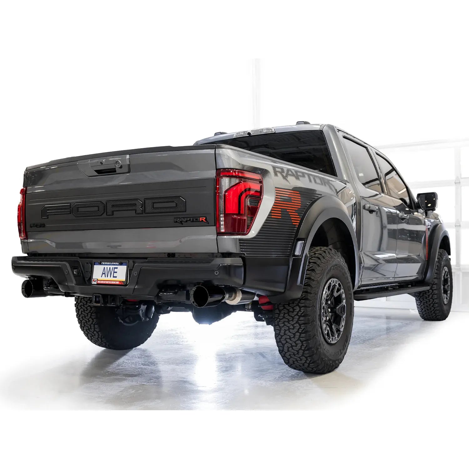 AWE Gen 3 Raptor R SwitchPath Exhaust - Diamond Black Tips