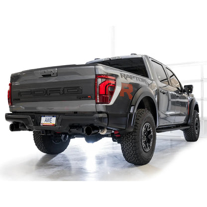 AWE Gen 3 Raptor R SwitchPath Exhaust - Diamond Black Tips