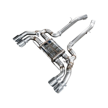 AWE Tuning 20-25 BMW X3 M/M Comp (F97) AWD SwitchPath Axle-back Exhaust - Chrome Silver Tips