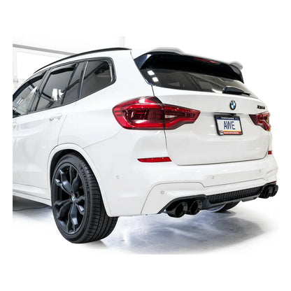 AWE Tuning 20-25 BMW X3 M/M Comp (F97) AWD SwitchPath Axle-back Exhaust - Diamond Black Tips