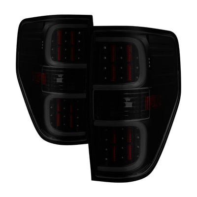 SPYDER xTune Ford F150 09-14 LED Tail Lights - Black ALT-ON-FF15009-LBLED-BSM 9038495