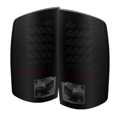 SPYDER Xtune Dodge Ram 02-06 1500 / Ram 2500/3500 03-06 LED Tail Light Black Smoke ALT-JH-DR02-LED-BKSM 5077509
