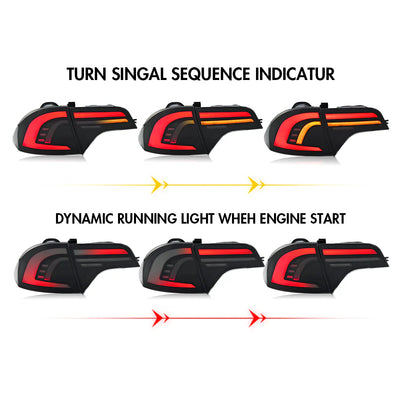 2006-2011 Civic Sedan LED Plug And Play Tail Lights