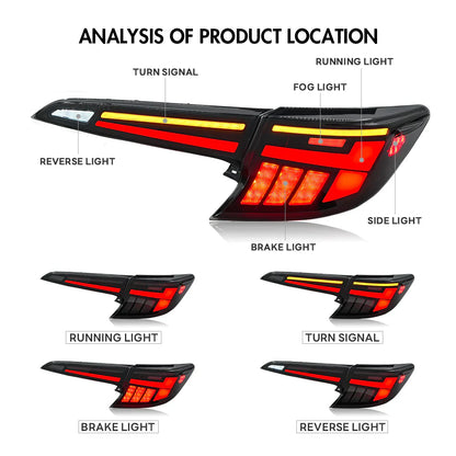 2019-2024 Toyota Corolla Gr Tail Lights
