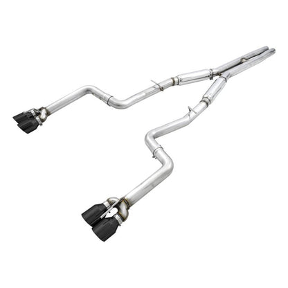 AWE Tuning 2015+ Dodge Challenger 6.4L/6.2L SC Track Edition Exhaust - Quad Diamond Black Tips