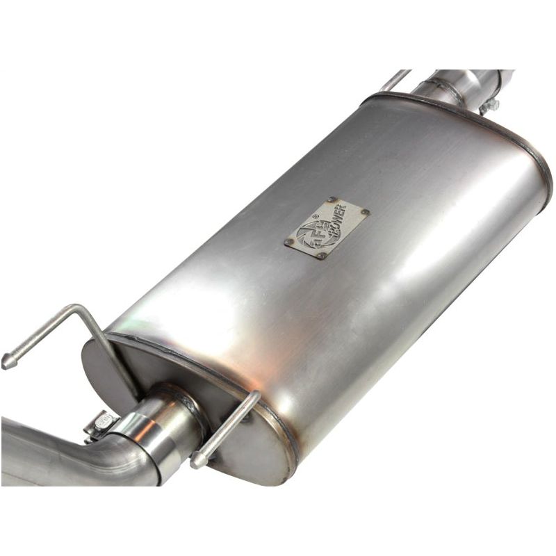 aFe MACHForce XP Exhausts Cat-Back SS-409 EXH CB Toyota Tacoma 05-13 V6-4.0L (Blk Tip)