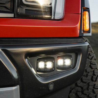 Baja Designs Ford Raptor S2 SAE Dual Fog Pocket Kit - Clear