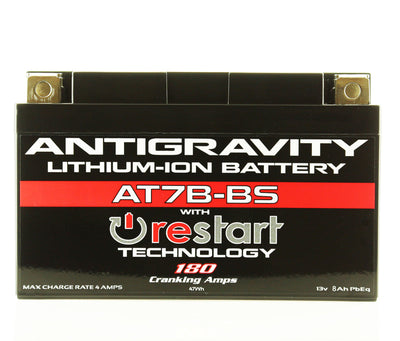 Antigravity Batteries Antigravity YT7B-BS Lithium Battery w/Re-Start AG-AT7B-BS-RS
