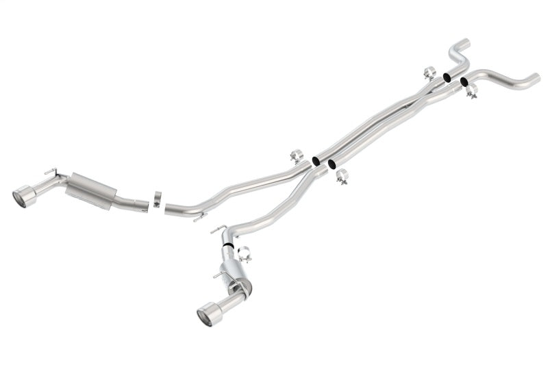 Borla 2010 Camaro 6.2L V8 S Type Catback Exhaust (does not work w/ factory ground affects package - 140280