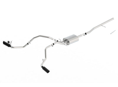 Borla 14-16 Chevrolet Silverado 1500 5.3L ATAK Catback Exhaust w/ Black Chrome Tips 140546BC