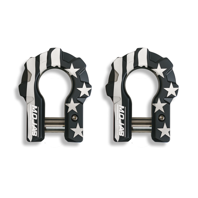 3/4'' Extreme duty Aluminum D-Shackle set (9T)-Ceramic coated (LIFETIME WARRANTY*)-Raw Shackles are scheduled for delivery during the week commencing July 6th