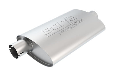 Borla Universal Center/Offset Oval 3in Tubing 14in x 4in x 9.5in PRO-XS Muffler 400482