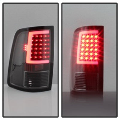 SPYDER xTune 09-18 Dodge Ram 1500 (Incandescent Model) LED Tail Lights - Blk (ALT-ON-DR09-LBLED-BK) 5082206