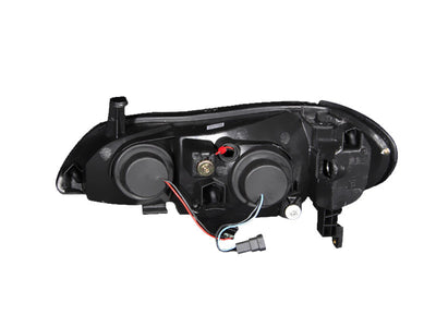 Anzo 2000-2004 Infiniti I30 Projector Headlights w/ Halo Black