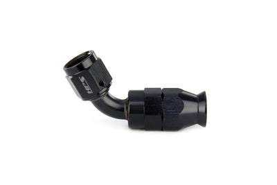 HPS Performance Products Compression Teflon Hose End to AN Female for Stainless Steel Reinforced PTFE Hose, Aluminum, Black