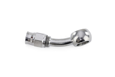 HPS Performance Products Compression Teflon Hose End to AN Female with 10mm Banjo for PTFE Hose, Stainless Steel