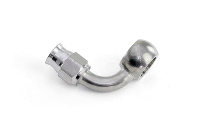 HPS Performance Products Compression Teflon Hose End to AN Female with 10mm Banjo for PTFE Hose, Stainless Steel
