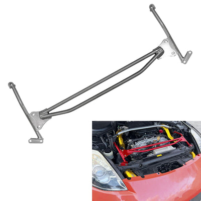 Reinforced Front Upper Nismo Style Strut H Brace Bar For VQ Nissan 350Z Z33 VQ35