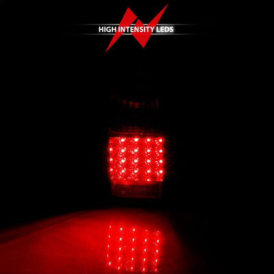 Anzo 2001-2002 Toyota 4 Runner LED Tail lights Red/Clear