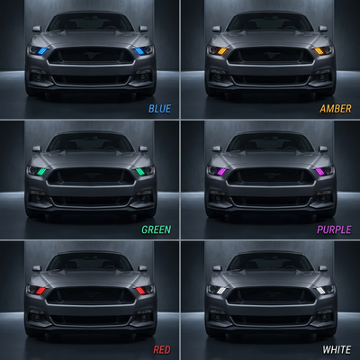 Ford Mustang Multicolor Flow Series DRL Boards (2015-2017)