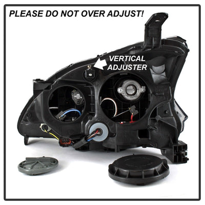 SPYDER xTune 13-15 Nissan Sentra DRL LED Light Bar Proj Halogen Headlights - Blk Smoke (PRO-JH-NS13-LB-BSM) 9042973