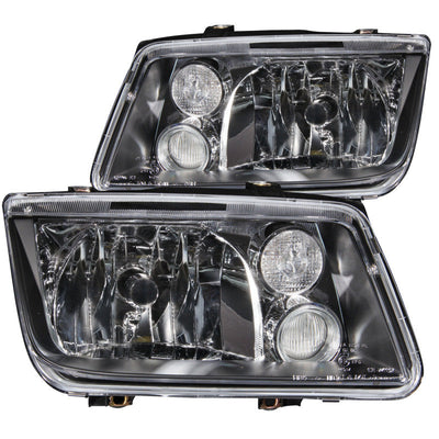Anzo 1999-2005 Volkswagen Jetta Crystal Headlights Black w/o Bulbs