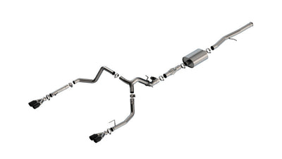 Borla 2024 Chevy Silverado 1500 6.2L V8 ATAK Catback Exhaust w/ Simulator - Black Chrome 140997BC