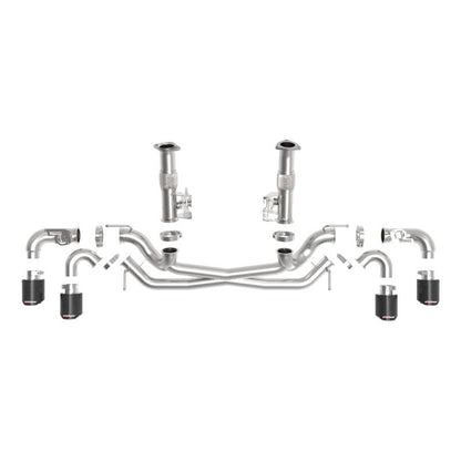 AFe MACH Force-Xp 304 Stainless Steel Cat-Back Exhaust Carbon 2020 Chevrolet Corvette C8