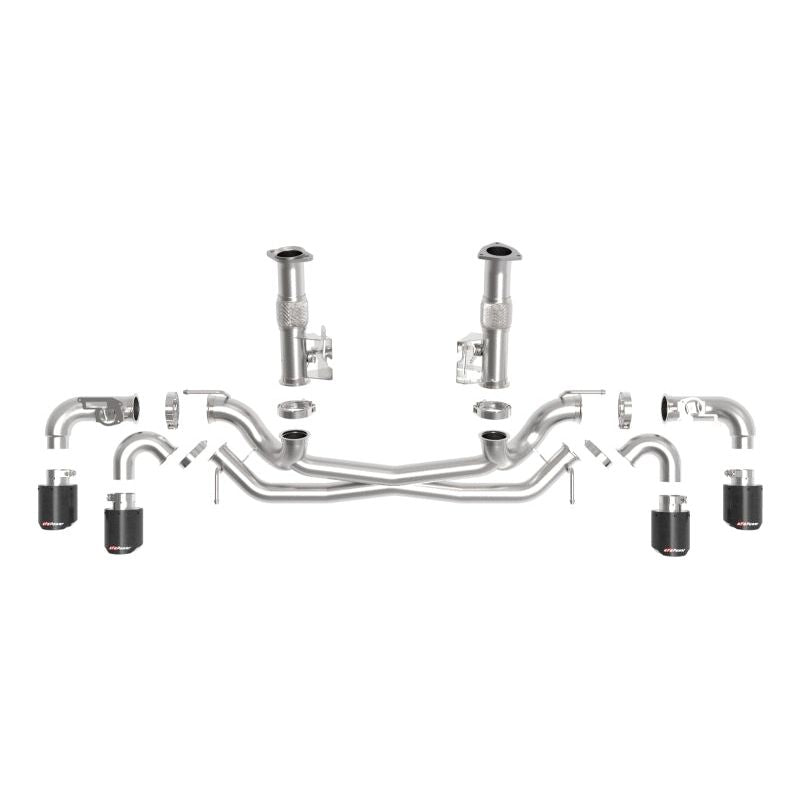 AFe MACH Force-Xp 304 Stainless Steel Cat-Back Exhaust Carbon 2020 Chevrolet Corvette C8