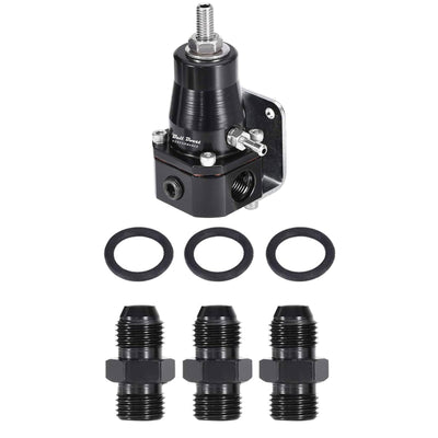 Performance 30 to 70 PSI Universal Fuel Pressure Regulator Gauge AN6