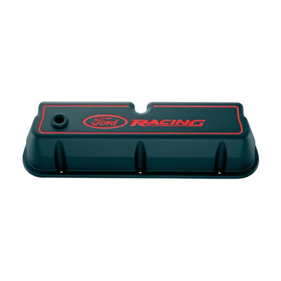 Ford Die Cast Alm Valve Cover Set w/Ford Racing Logo FRD302-003