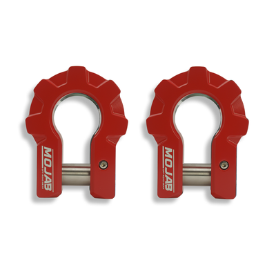 3/4'' Extreme duty Aluminum D-Shackle set (9T)-Ceramic coated (LIFETIME WARRANTY*)-Raw Shackles are scheduled for delivery during the week commencing July 6th