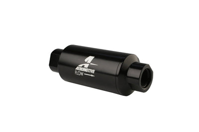 Aeromotive 10 Micron, ORB-10 Black Fuel Filter