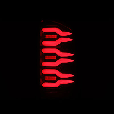 AlphaRex 02-06 Dodge Ram1500 + 03-06 Dodge Ram2500/3500 Luxx-Series LED Tail Lights (Pair) Black/Red 641030 *Discontinued