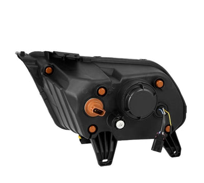 AlphaRex 10-12 Ford Mustang NOVA-Series LED Proj. Headlights Alpha-Blk w/Activ Lght & Seq.Sig SB DBL 880490 *Discontinued