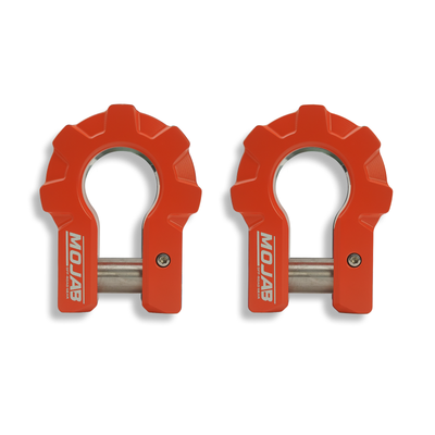 3/4'' Extreme duty Aluminum D-Shackle set (9T)-Ceramic coated (LIFETIME WARRANTY*)-Raw Shackles are scheduled for delivery during the week commencing July 6th