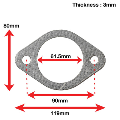 APEXi A'PEXi - Exhaust Gasket (Two Bolt) - Replacement