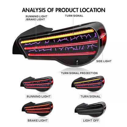 2012-2020 Toyota 86 Subaru Brz Scion Frs Tail Lights