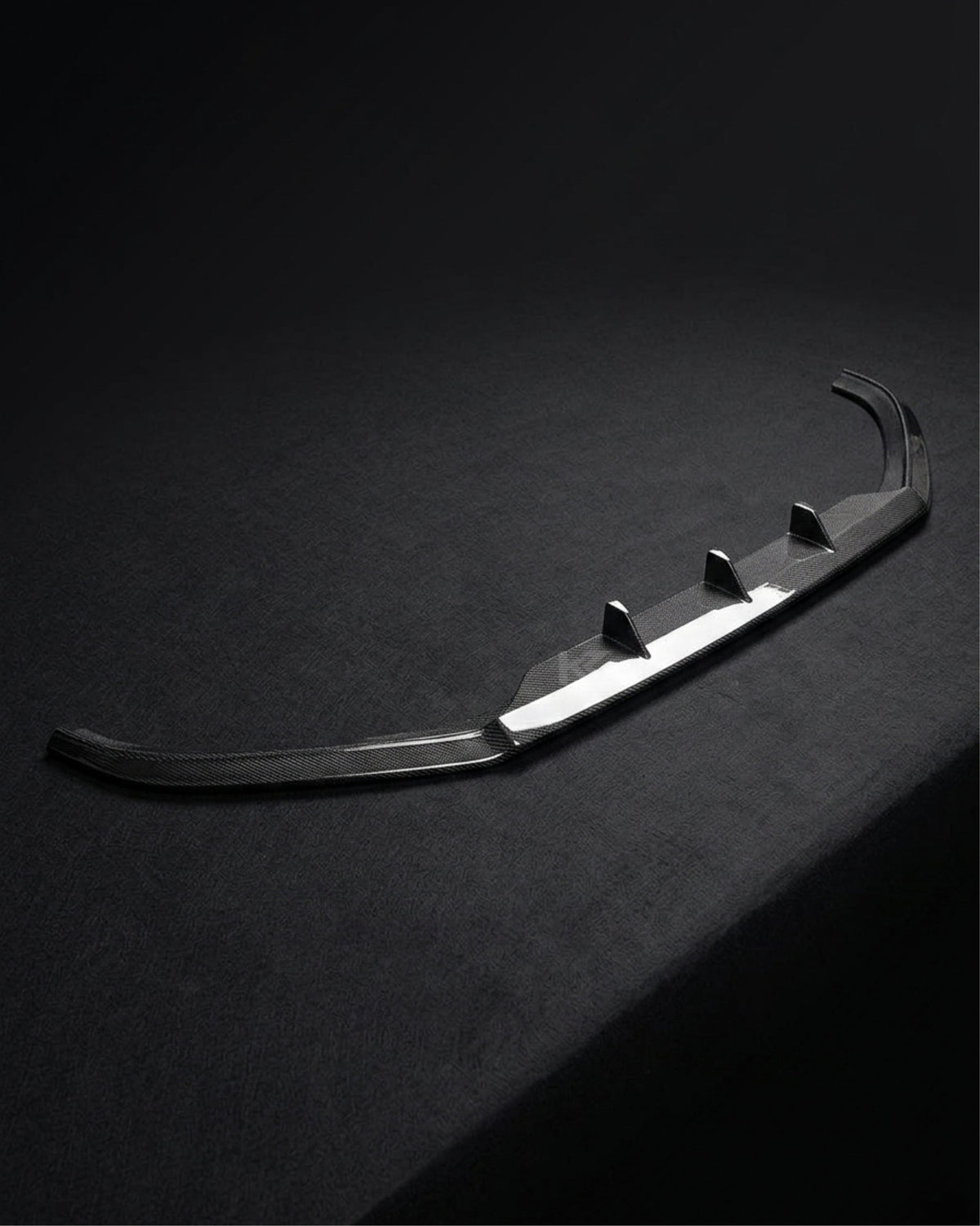 2012–2016 Audi S5 8T Facelift Coupe & Sportback Single Deck Front Bumper Lip – Carbon Fiber