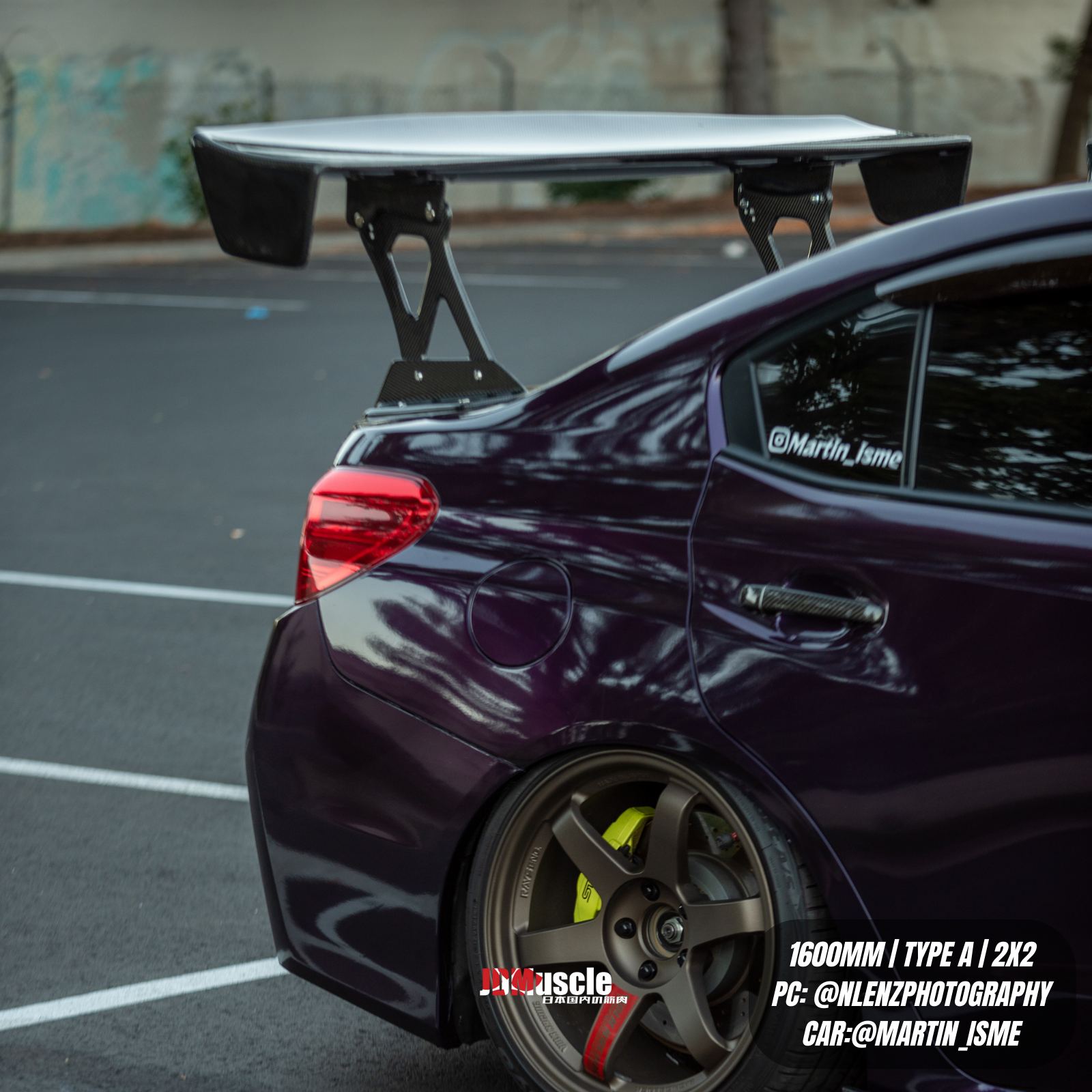 JDMuscle [15-21 WRX/STI] VS Style Full Carbon Fiber Euro GT Wing *Speical Order*No Cancellation*