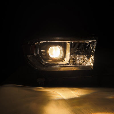 AlphaRex 07-13 Toyota Tundra / 08-17 Sequoia LUXX LED Proj HL Chrome w/Actv Light / Seq. Sig + DRL 880824 *Discontinued