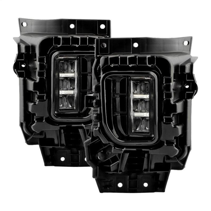 SPYDER Jeep Wagoneer 22-25 OEM Style Full Led Fog Lights W/ Switch- Sets FL-JWA22-LED-C 9055522