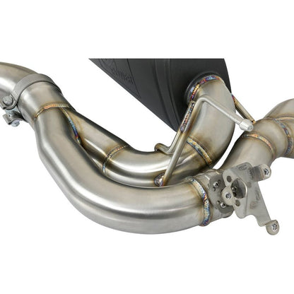 aFe MACH Force-Xp 2-1/2in SS Axle Back Exhaust w/Black Tips 15+ BMW M3/M4 (F80/F82) L6 3.0L (tt) S55