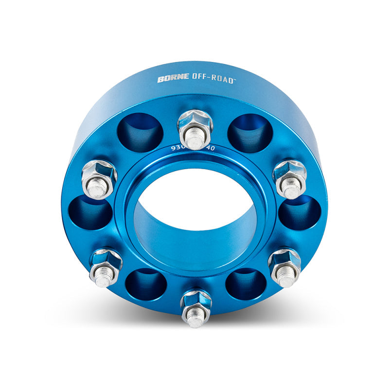 Borne Off-Road Wheel Spacers - 6x135 - 87.1 - 50 - M14 - Blue BNWS-007-500BL