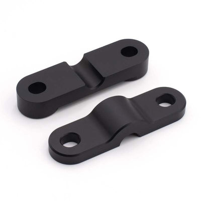 BLOX Racing 2-Pc Solid Shifter Bushing Kit Rear - Civic Integra - Black BXAC-00321-BK