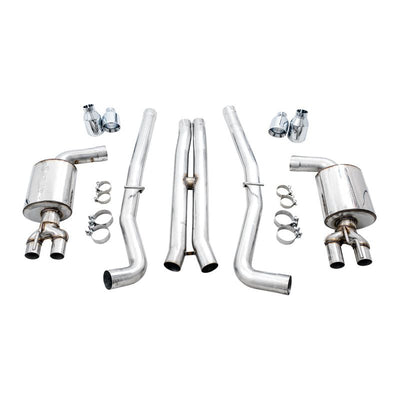 AWE Tuning 2015+ Dodge Challenger 6.4L/6.2L Non-Resonated Touring Edition Exhaust - Use Stock Tips