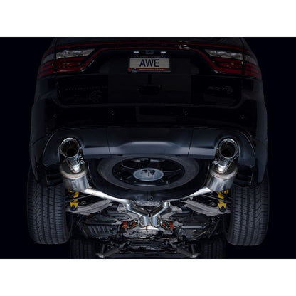 AWE Tuning 18-23 Dodge Durango SRT & Hellcat Touring Edition Exhaust - Chrome Silver Tips