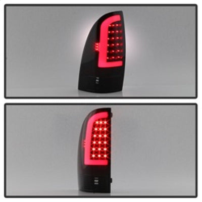 SPYDER xTune 05-15 Toyota Tacoma (Excl LED Tail Lights) LED Tail Lights - Blk Smk (ALT-ON-TT05-LBLED-BSM) 9038556